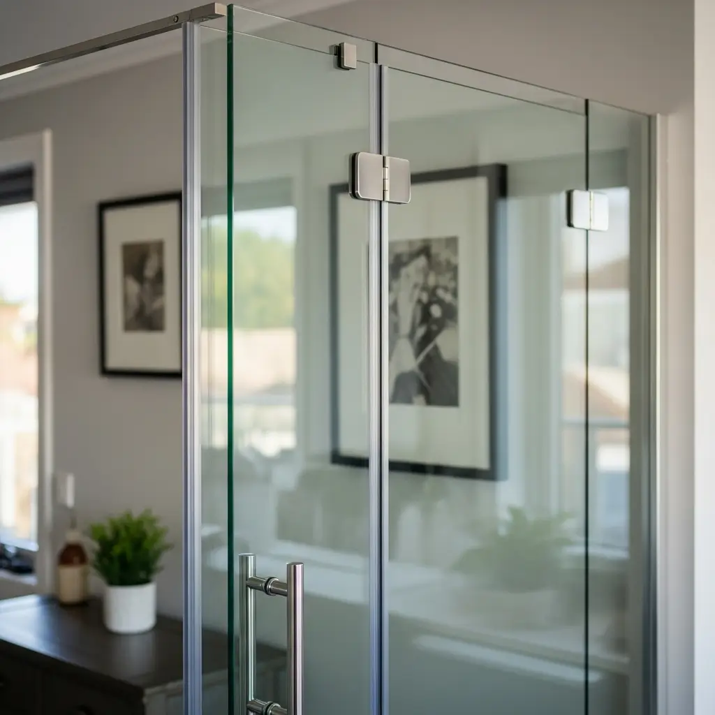 Equipe instalando vidros